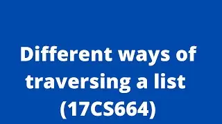 Traversing a list in Python application Programming