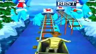 Rail rush ! snowland Play on 1254 meter || zombic cabe