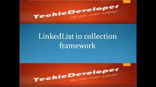 15 .Linked list in collection framework
