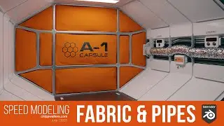 Speed Modeling Fabric and Pipes in Blender