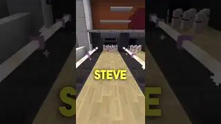 When you go bowling on Minecraft. 