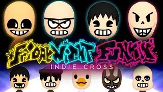 Every INDIE CROSS V1 FULL MOD x FRIDAY NIGHT FUNKIN' Mii EVER!