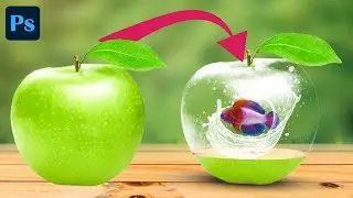 Apple and Fish Manipulation in Adobe Photoshop । Manipulation in Adobe Photoshop Tutorial