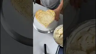 HEART CAKE without a mold ❤️Did you know about this method? Save it so you don't lose it.