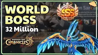 WORLD BOSS SSS 32 Million Run + Tips & Tricks - Summoners War Chronicles