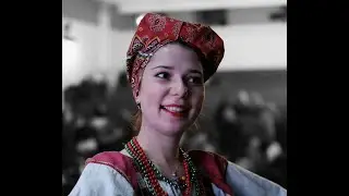 Как повязать платок? Рожки. Народный платок