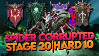 Spider Corrupted Alliance! Farm Stage 20 or Hard 10! | Raid: Shadow Legends