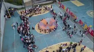 Dança da Saia de Chita - Festa Junina - Alunos dos 3°s Anos