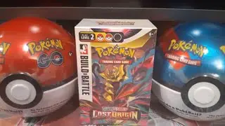 Opening Pokemon GO Pokeball Tins and Lost Origin!