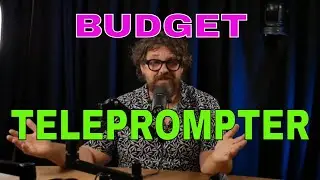 Teleprompt Test - We throw a Prompt-it  with an ipad in front of one of our fixed cameras