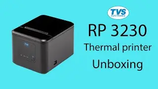 TVS RP 3230 Receipt Printer | unboxing | self test page