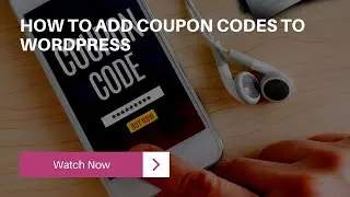 How to add coupon codes to WordPress