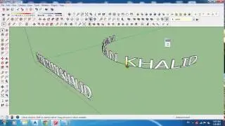SketchUp: Bend Text with the 