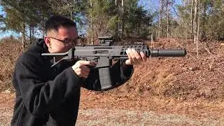 Little brother running B&T APC223 mg suppressed 🇨🇭