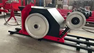 Diamond Wire Saw Machine for Block Trimming 22kw Concrete diamond cutter