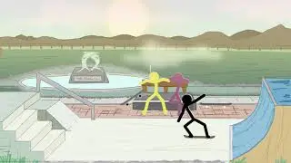 Stickman on a Skateboard :v)