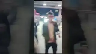 Митинг в Аэропорту Махачкалы,проверка машин выезжающих из аэропорта