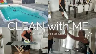 ROUTINE DI PULIZIA SETTIMANALE✨MOTIVATI A PULIRE CON ME✨PULIZIA DELLA CASA