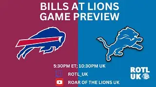 NFL Game of the Week Preview - Bills at Lions | NFL 2024 Week 15