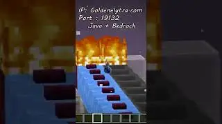Piglin Barter Farm 1.19 Minecraft | join SMP Now Goldenelytra.com Port 19132