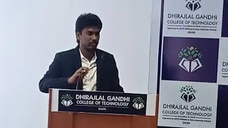workshop for app dev using flutter and firebase on Dhirajlal Gandhi College of Tech #yosanaiangati