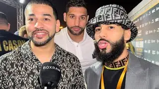 “I WILL KNOCK-OUT AMIR KHAN” ADAM SALEH IN SHOCK CALL OUT | REACTS TO EVIL HERO TKO WIN