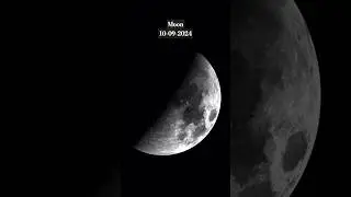 Moon on 10 SEP 2024 #moon #youtubeshorts #shorts #shortvideo #ytshorts
