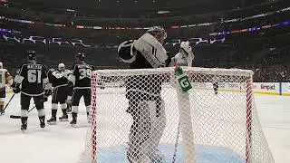 Jonathan Quick/preseason game/knights@kings