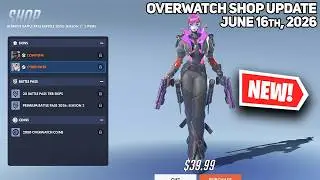 *NEW* SEASON 3 SHOP & BATTLE PASS! Overwatch Shop Update [June 16th, 2026]