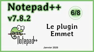 Installation du plugin Emmet sur Notepad++ en v7.8.2