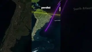 Can you Swim United Kingdom to New Zealand in a line #shorts