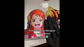 One Piece motion stickers make my computer upgrades! ✨ #onepiece #nami #luffy #tonytonychopper
