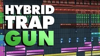 Hybrid Trap Gun | FL Studio Template (+ Samples, Stems & Sylenth1 Presets)