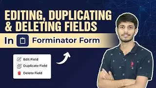How To Edit, Delete, Or Duplicate The Fields Of A Contact Form In Wordpress | WordPress Tutorial