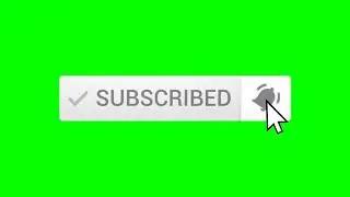 Like And Subscribe Animation (Green Screen)