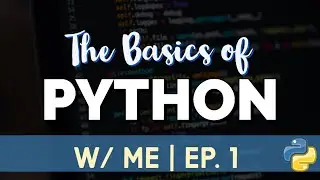 Basics of Programming and Python | Learning the Basic of Python w/ me | Ep. 1