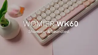 Womier WK60 Showcase and Sound Test - A 65% MOA Profile Wireless Keyboard