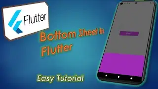 How to add Bottomsheet in flutter ? (2023)|| Speed code || 