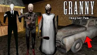New Car Escape in Granny Chapter Two with Slenderman