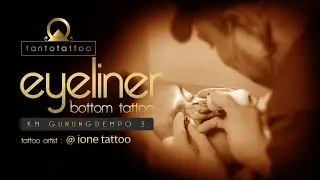 eyeliner bottom tattoo