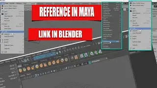 Link in Blender VS Reference in Maya