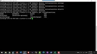 Istio Network Traffic Shifting Cleanup