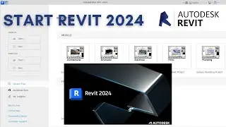 First Look: Exploring the Revit Architecture 2024 Interface and Sample Projects
