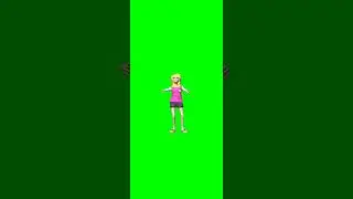 3d animation green screen video | girl talking green screen video 