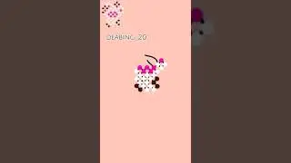 туториал на кошачью лапку из бисера 🎀