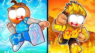 Roblox ama ELEMENTAL GÜÇLERİMİZ VAR! ☄️