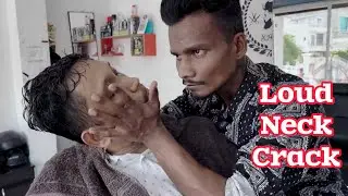 ASMR Loud Neck Cracking Intense Head Massage With Ear Cleaning By Master Cracker