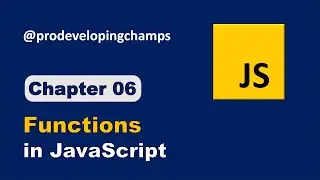 Functions in JavaScript | JavaScript Full Course | #6