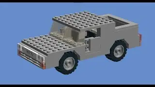 How to Assemble an SUV Pickup Truck from LEGO