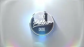 THATPATTERNDUDE neon logo reveal